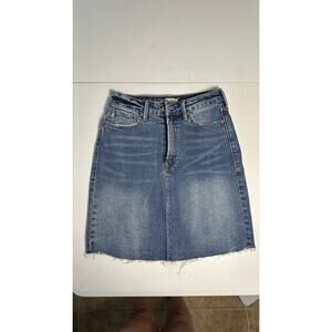 👖 Dear John Distressed Denim Mini Skirt - Size 25 👖